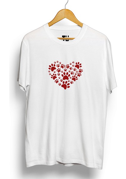 Patili Kalp Sevgililer Günü Hediye Tişört