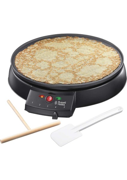 Krep Tavası, Krep Tavası, Krep, Yapışmaz Izgara, Ayarlanabilir Sıcaklık, 1000 W, Spatula ve Krep Aksesuarı Dahil, Paslanmaz Çelik, 20920-56
