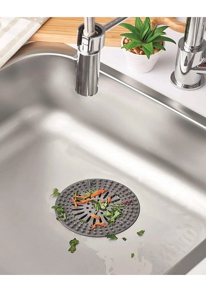 Lavabo ve Küvet Tıkacı Yuvarlak Lavabo Tıkacı Süzgeç Banyo Tıpa Banyo Süzgeç