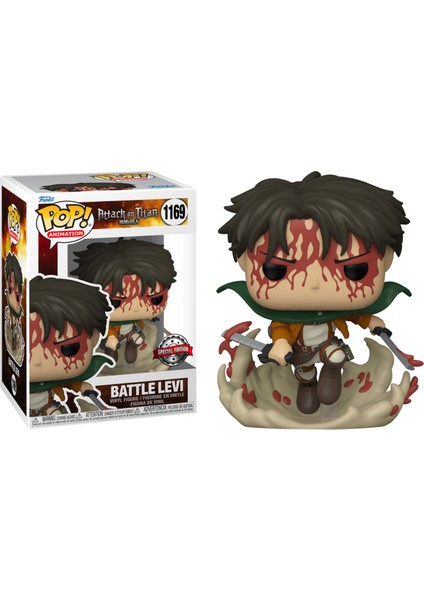 Pop Attack On Titan Battle Levi Exclusive Figür Limited Edition