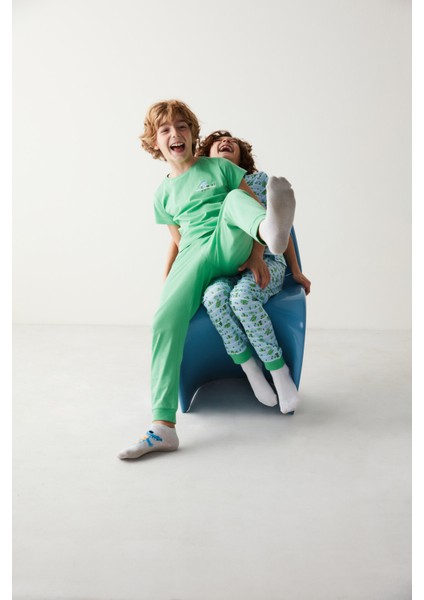 Erkek Çocuk Healthy 2li Pijama Takımı