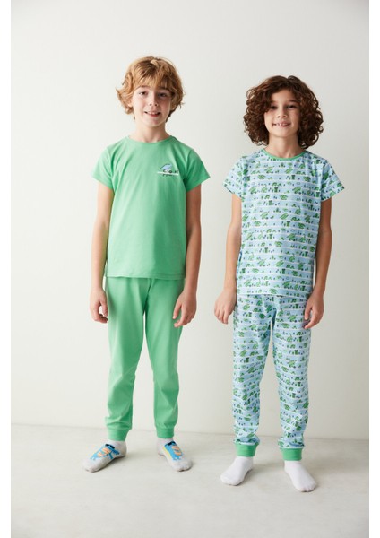 Erkek Çocuk Healthy 2li Pijama Takımı
