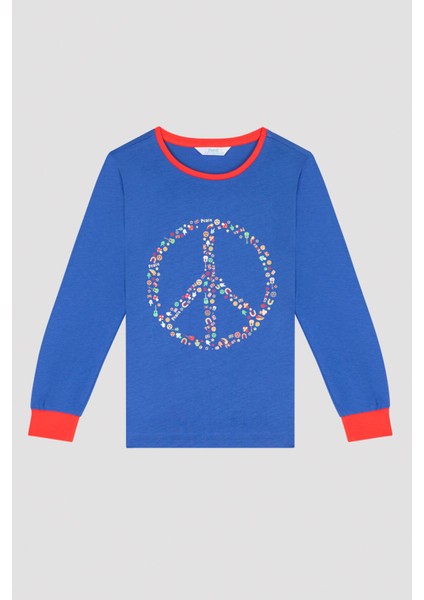 Çok Renkli Erkek Çocuk Desenli 2li Pijama Takımı fiyatları