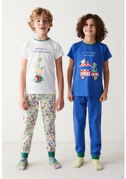 Erkek Çocuk Greengrocer 2li Pijama Takımı