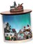 2x Dıy Minyatür Dollhouse Crafts Hediye Oyuncakları Arkadaş Doğum Günü Cadılar Bayramı Köyü ve Bahçe (Yurt Dışından) 5
