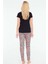 kadın yuvarlak yaka pijama takım us0116913 3