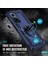 Huawei Nova 9 Se Kılıf Military Ring Holder Kırmızı 3