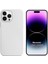 Apple iPhone 14 Pro Max Kılıf Liquid Lansman Silikon Beyaz 1