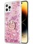 Apple iPhone 13 Pro Max Kılıf Glitter Liquid Holder Pembe 1