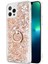 Apple iPhone 13 Pro Max Kılıf Glitter Liquid Holder Gold 1