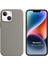 Apple iPhone 14 Kılıf Liquid Lansman Silikon Gri 1