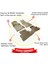 Renault Scenic 2004-2009 Paspas Bej 3D Havuzlu 2
