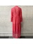 Fertiong Kadın Dantel Patchwork Püskül Uzun Elbise - Pembe (Yurt Dışından)