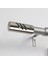 Binbirreyon Rustik Perde Borusu Başlığı 2 Adetli Set Çelik Silindir 19MM KD010 1