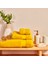 %100 Pamuk Premium Banyo Havlusu Hardal (90x150 cm) 2