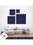 Sarı Büyük Küpeli Toplu Saçlı Kadın Ilüstrasyonu Modern Minimal Kanvas Tablo 4