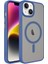 Apple iPhone 14 Plus Kılıf Mat Arka Yüzey Wireless Şarj Özellikli Flet Magsafe Kapak 1