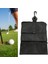 Toka Depolama Çantası Golf Malzemeleri ile Fermuar ile Küçük Golf Top Çanta Siyah (Yurt Dışından) 3