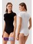 2'li Ekonomik Paket Siyah-Beyaz 1005-2 Kısa Kol Basic T-Shirt / Atlet 1