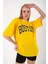 Kadın Boston Baskılı Oversize T-Shirt 4