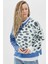 Fermuar Detaylı Bluz Mavı 3