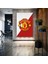 Manchester United Futbol Kulübü Logosu Kırmızı Şeytanlar Kanvas Tablo 1