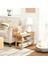 Songmics Ayakkabı Rafı, Ayakkabı Dolabı, Oturma Banklı, Bambu, 3 Raf Zeminli, 70 x 28 x 45 Cm, Koridor, Banyo, Oturma Odası ve Antre Için Ideal LBS04N 3