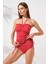 Jersey Soft Straplez Elbise Mayo 3