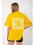 Kadın Wish Happy Everyday Baskılı Oversize T-Shirt 3