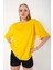 Kadın Wish Happy Everyday Baskılı Oversize T-Shirt 4