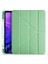 Apple iPad Pro 2020 (2.Nesil) Kılıf Tri Folding Smart With Pen Standlı Kapak - 11 inç uyumlu Açık Yeşil 3