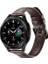 Hermes Loop Samsung Galaxy Watch 20MM ve Huawei Gt2-Gt3-Magic 2 42MM Için Deri Kayış Kordon 1