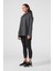 Antrasit Kapüşonlu Içi Şardonlu Sweatshirt 4