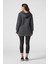 Antrasit Kapüşonlu Içi Şardonlu Sweatshirt 6