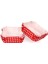 Pet Kapsül 80*80 mm - Kırmızı Puantiye (Kare) 100 Adet 1