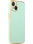 - Apple iPhone 14 - Kılıf Parlak Renkli Bark Silikon Kapak - Açık Yeşil 1