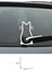 Arka Cam – Kedi – Oto Sticker – 30 cm 1