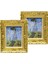 2x1: 12 Dollhouse Gold Picture Frame Minyatür Daisy Kadın Dekor Aksesuar B 2 Pcs (Yurt Dışından) 5