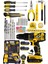 Projcb Plus American Hammer 58 V 8 Ah Darbeli Samsung Çift Akülü Seri Vidalama Matkap + 100 Pcs Combo Set 1