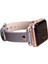 Apple Watch Uyumlu Deri Kordon 38-40-41MM St Rst9 Gri 1