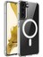 Samsung Galaxy S22 Plus Kılıf Magsafe Clear Soft Şeffaf 1
