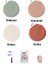 Geometrik Duvar Boyama Seti – İhlamur, Karamel, Keten, Kotta Renklerinde İpek Mat İç Cephe Boyası 4×0,25 lt Dekoratif Set 2