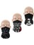 3'lü Set Boyunluk Bandana Outdoor Balaklava Yüz Maskesi Kafa Bandı 3