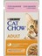 Catchow Adult Somon ve Yeşil Fasulyeli Kedi Islak Maması 85GR 26 Adet Kedi Yaş Mama Pouch 2