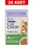 Catchow Sterilised Kuzu Etli ve Yeşil Fasulyeli Kısırlaştırılmış Kedi Yaş Maması 85GR 26 Adet Pouch 1