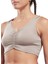 H56396 S Ruched Cropped Tank V Yaka Normal Kalıp Düz Gri Kadın Atlet 4