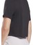 Bisiklet Yaka Düz Siyah Kadın T-Shirt HB2276 Rı Bl Crop Tee 4