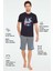 - Erkek Lacivert T-Shirt Şort Takımı 5