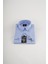 Slim Fit Düğmeli Yaka Erkek Gömleği 4