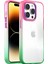 Iphone 12 Pro Max Air Bumper Rainbow Kılıf Pink Green 1